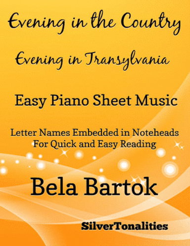 Evening in the Country Easy Piano Sheet Music (arr. SilverTonalities)