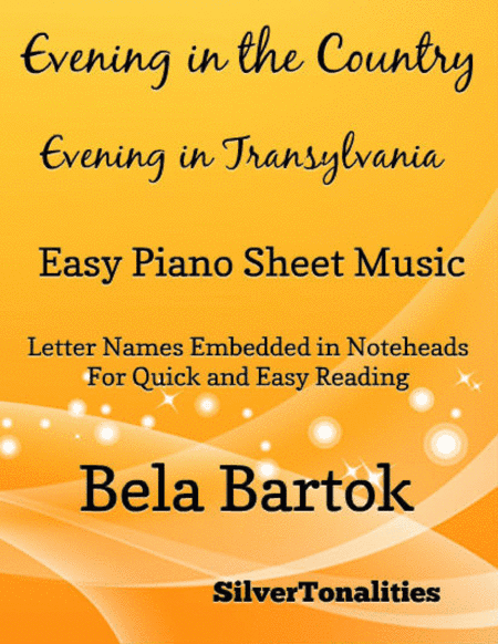 Evening in the Country Easy Piano Sheet Music (arr. SilverTonalities)