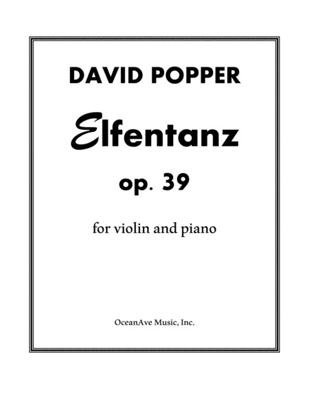 Elfentanz - "Dance of the Elves", op. 39 (violin and piano) (arr. Andrew Ramage)