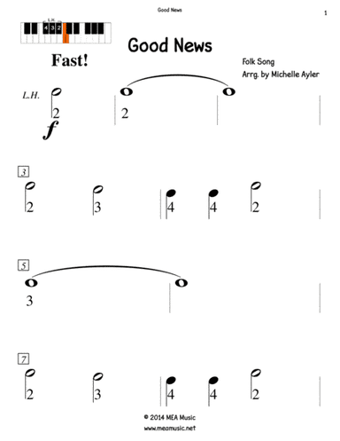 Good News (arr. Michelle Ayler)