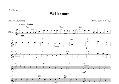 Wellerman (arr. Tom Drummond)