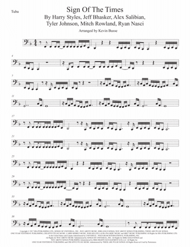 Sign Of The Times (arr. Kevin Busse)