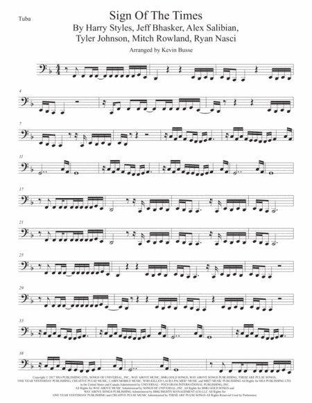 Sign Of The Times (arr. Kevin Busse)