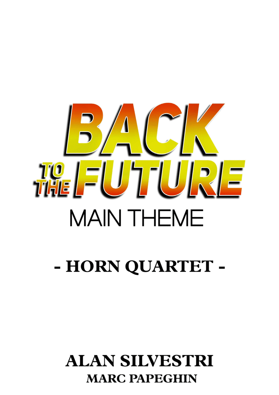 Back To The Future (arr. Marc Papeghin)