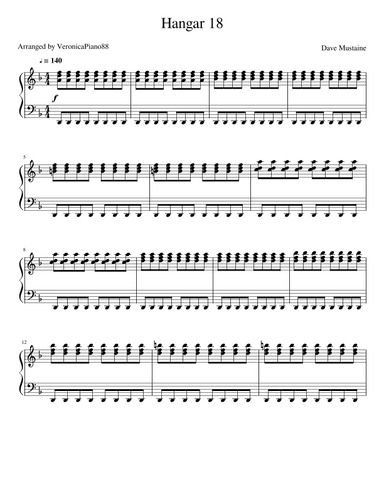 Hangar 18 (arr. VeronicaPiano88)