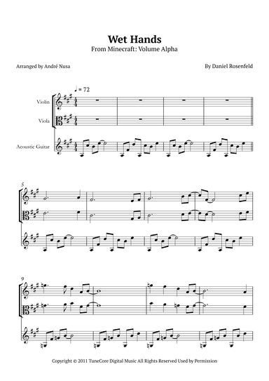 Wet Hands (arr. André Nusa)
