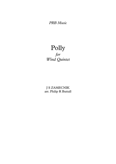 Polly (Wind Quintet) - Score (arr. Philip R Buttall)