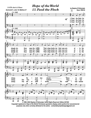 Hope of the World:13 Feed the Flock for Slaughter by Stephen R Dalrymple