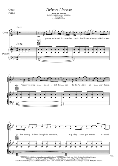 Drivers License (arr. Cássio Silva Chaves)