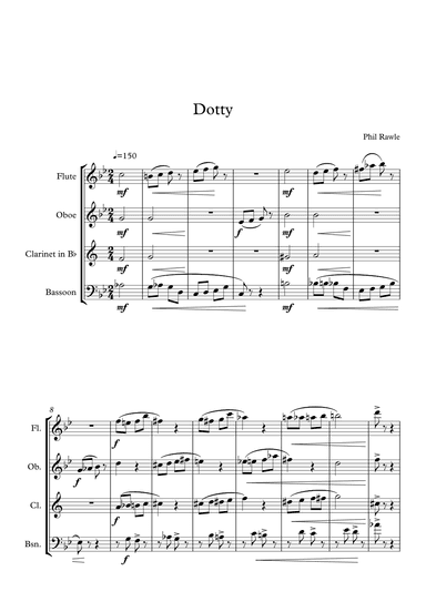 Dotty - Wind Quartet