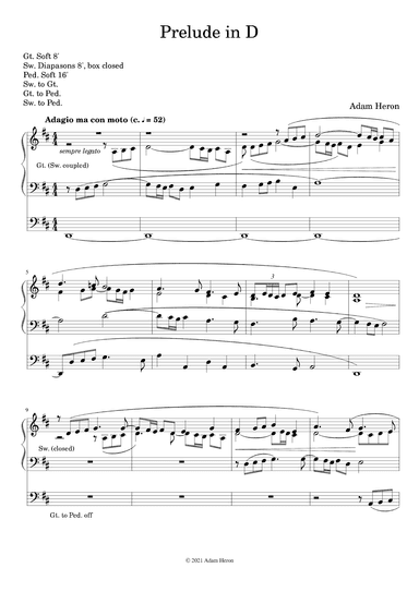 Prelude in D