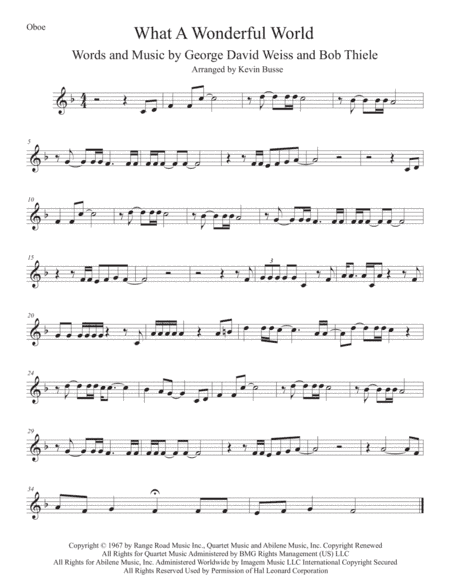 What A Wonderful World (arr. Kevin Busse)