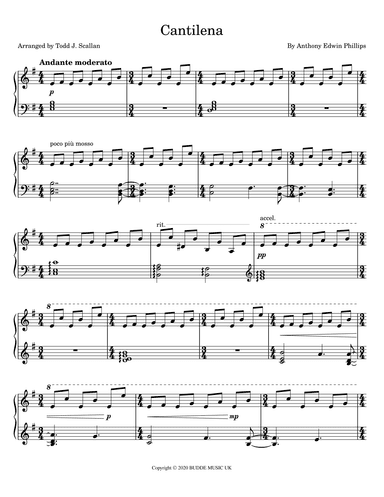 Cantilena (arr. Todd J. Scallan)