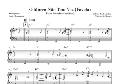 O Morro Nao Tem Vez (favela) (arr. Daniel Esperança)