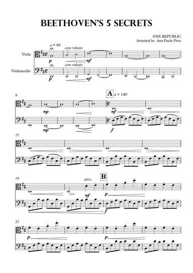 Secrets (arr. Ana Paula Pires)