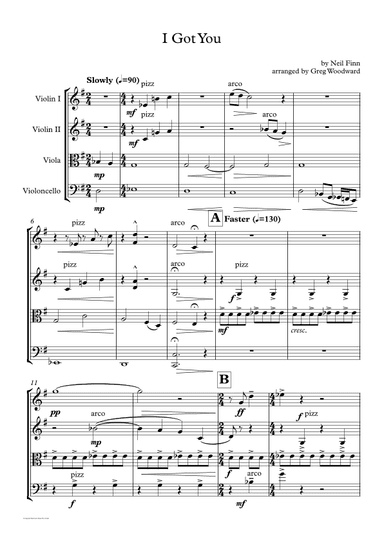 I Got You (arr. Greg Woodward)