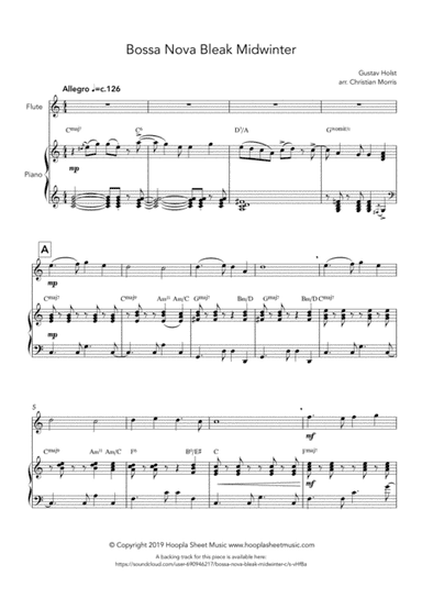 Bossa Nova Bleak Midwinter (arr. Christian Morris)