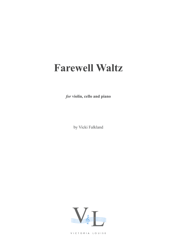 Farewell Waltz for piano trio