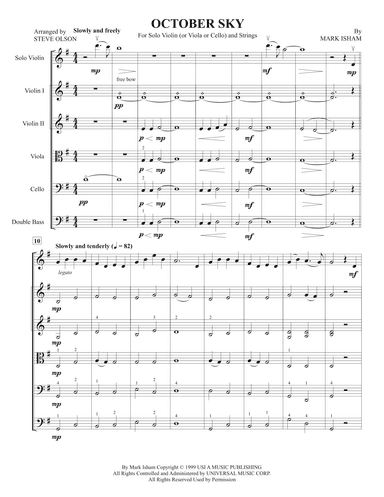 October Sky (arr. Steve Olson)