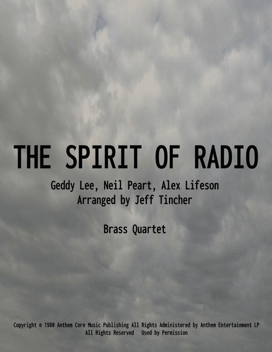 The Spirit Of Radio (arr. Jeff Tincher)