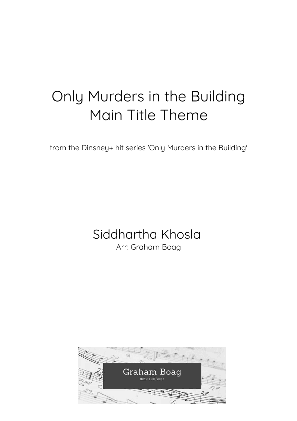 Only Murders In The Building Main Title Theme (arr. Graham Boag)