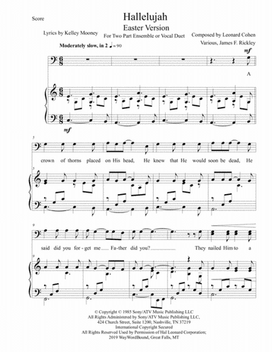 Hallelujah (arr. James F. Rickley)