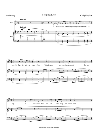 Craig Urquhart -Sleeping Rose