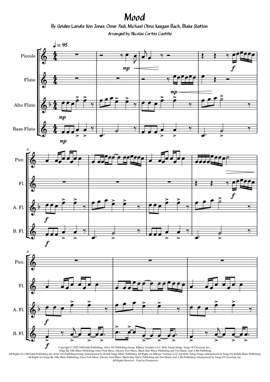 Mood (arr. Nicolás Cortés Castillo)