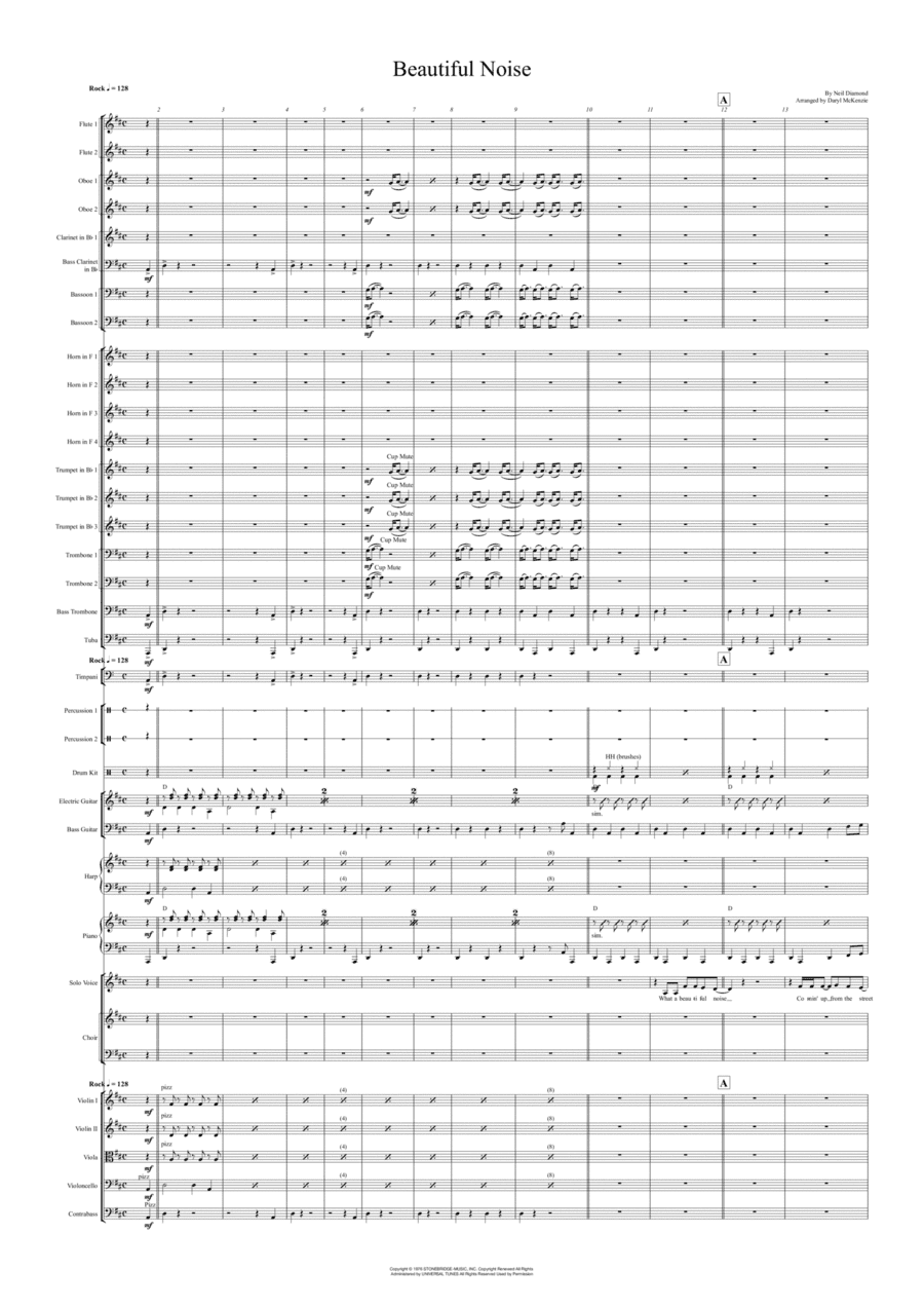 Beautiful Noise (arr. Daryl McKenzie)