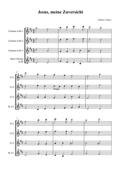 Jesus, meine Zuversicht (arr. Wesley S. SIlva)