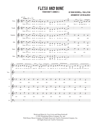 Flesh & Bone (arr. Justin Glodich)