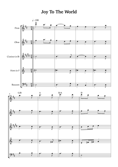 Joy To The World (arr. Karen Gueiros)