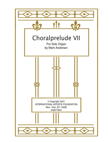 Choralprelude VII for Organ
