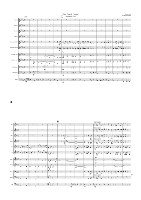 Moss: The Floral Dance - symphonic wind (arr. Ray Thompson)