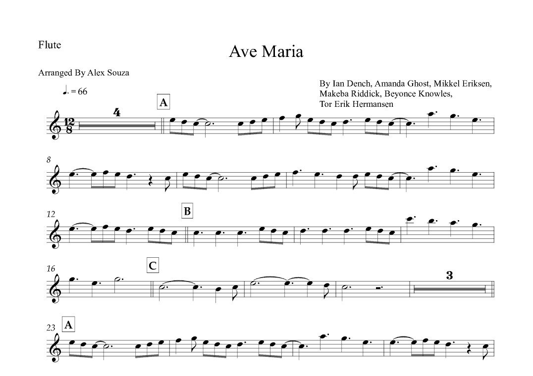 Ave Maria (arr. Alex Souza)