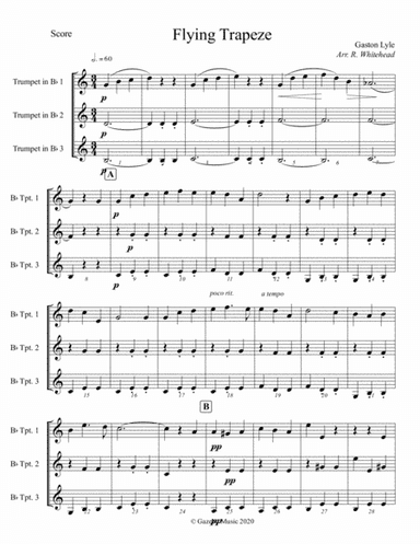 The Flying Trapeze (The (arr. Robert Whitehead)