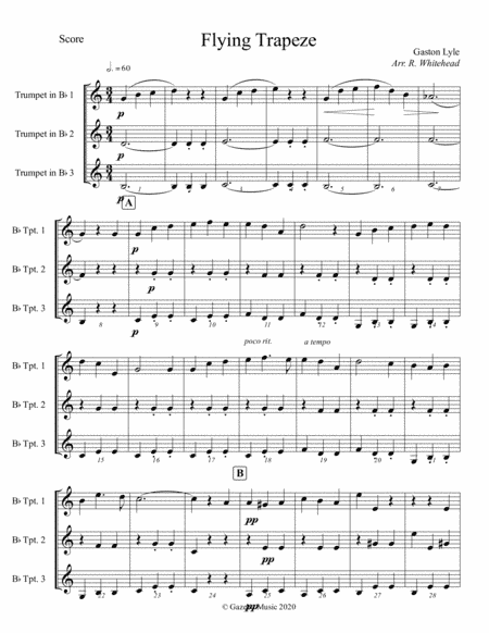 The Flying Trapeze (The (arr. Robert Whitehead)