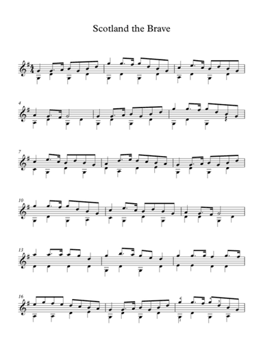 Scotland the Brave - Traditional Scottish Songs (arr. Milan Mitic)