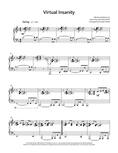 Virtual Insanity (arr. Kristen Allred)