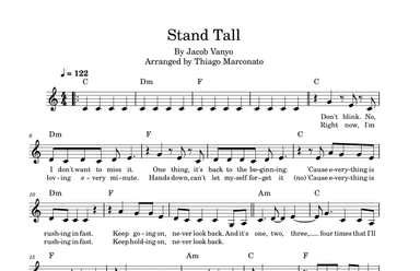 Stand Tall (arr. Thiago Marconato)