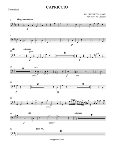 Capriccio (arr. Nick Lacanski)
