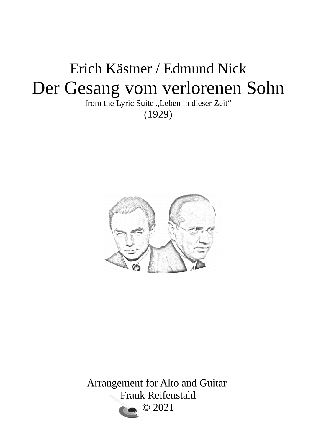Der Gesang vom verlorenenen Sohn (arr. Frank Reifenstahl)