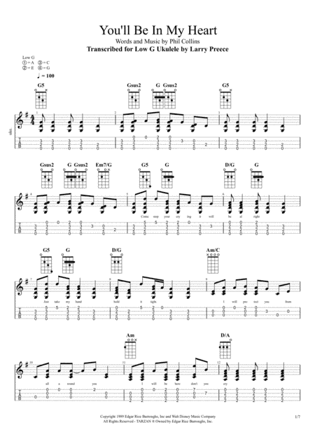 You'll Be In My Heart (arr. Larry Preece)