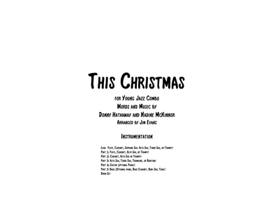 This Christmas (arr. Jim Evans)