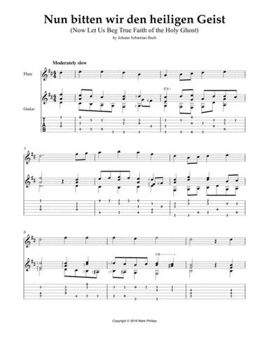 Nun bitten wir den heiligen Geist (Now Let Us Beg True Faith of the Holy Ghost) (arr. Mark Phillips)