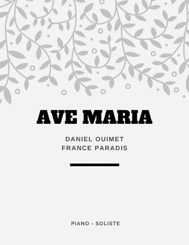 AVE MARIA - PIANO-ET-SOLISTE