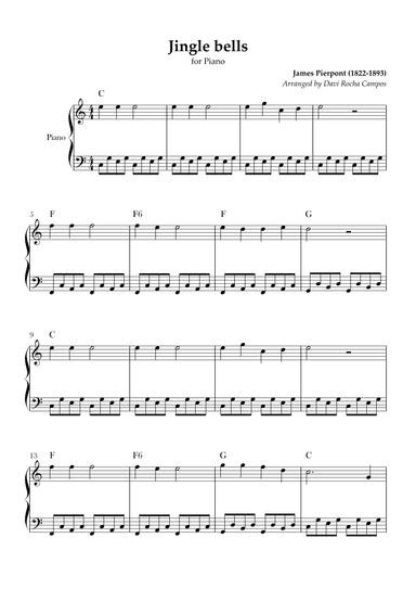Jingle bells (arr. Davi Rocha Campos)
