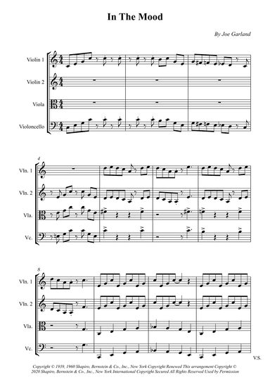 In The Mood (arr. Wesley S. SIlva)