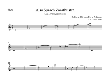 Also Sprach Zarathustra (arr. Fabio Britto)