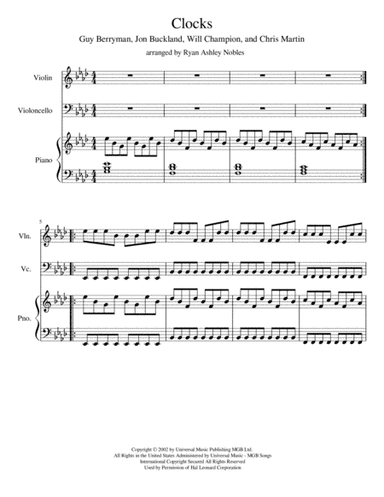 Clocks (arr. Ryan Nobles)